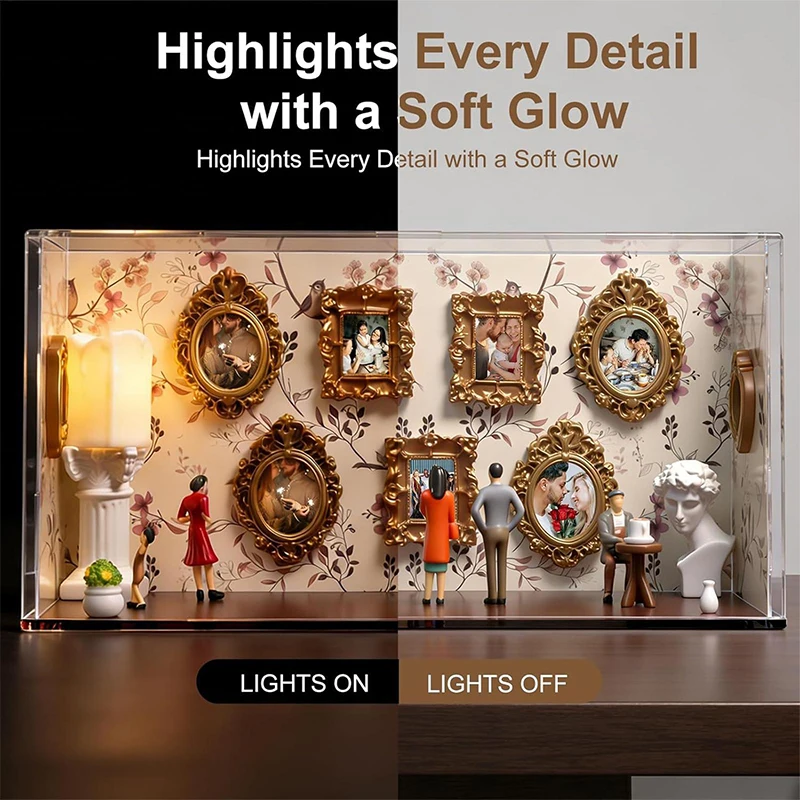 2026 New DIY Mini Museum Silhouette Box Acrylic Display Case With 9Pcs Mini Gold Photo Frame Creative Miniature Museum Diorama
2026 New DIY Mini Museum Silhouette Box Acrylic Display Case With 9Pcs Mini Gold Photo Frame Creative Miniature Museum Diorama