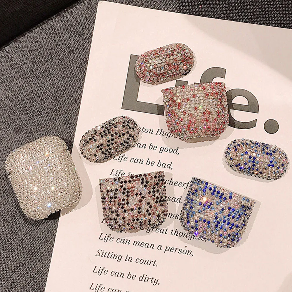 Luxury Earphone Cases For Apple AirPods Pro 2 1 Cute Case For AirPod Air Pods Pro 2 3 Bling Diamond Hard Shell Protective Cover
Luxury Earphone Cases For Apple AirPods Pro 2 1 Cute Case For AirPod Air Pods Pro 2 3 Bling Diamond Hard Shell Protective Cover