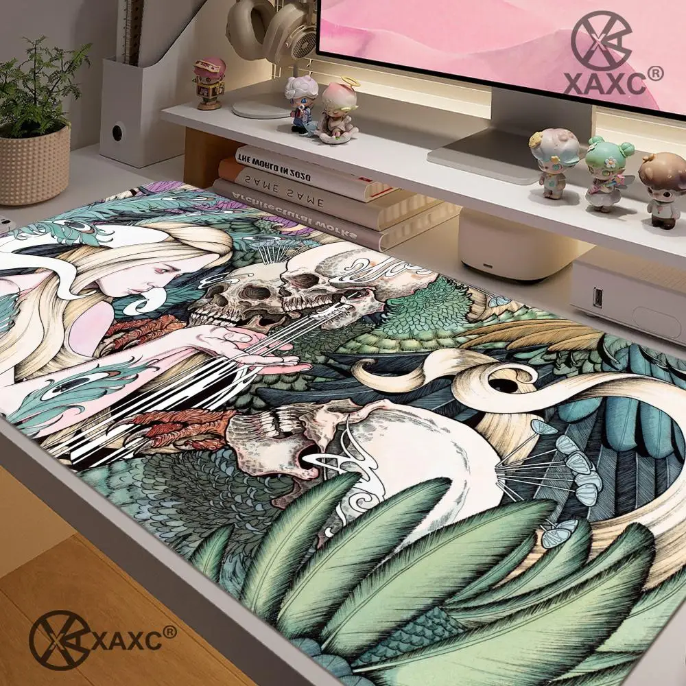 Japanese Psychedelic Skull Art XAXC Mouse Pad large keyboard mouse desk pad non-slip rubber gaming mouse pad laptop mouse carpet
Japanese Psychedelic Skull Art XAXC Mouse Pad large keyboard mouse desk pad non-slip rubber gaming mouse pad laptop mouse carpet