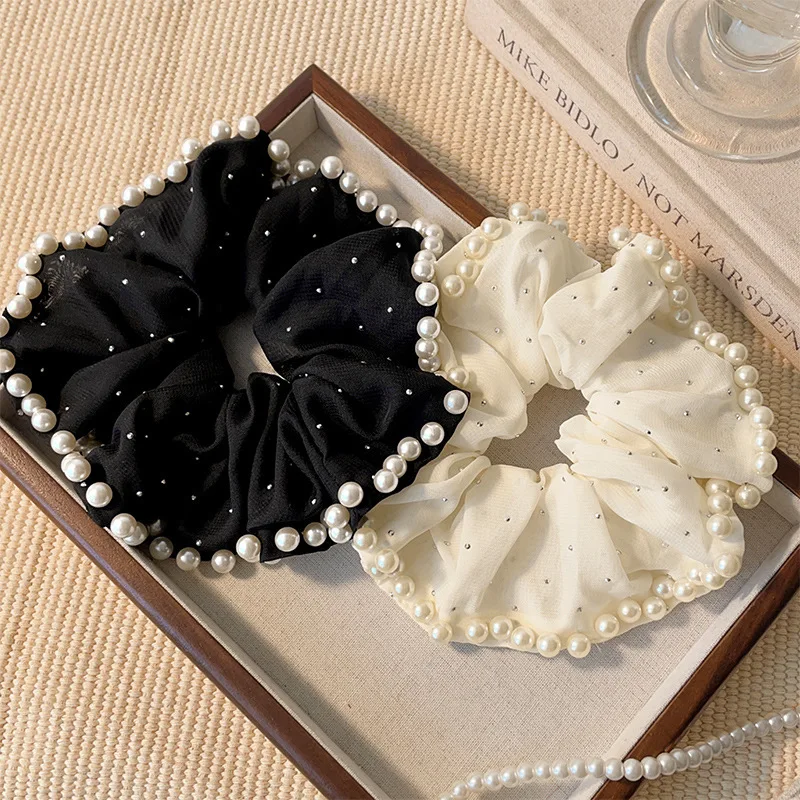 Hepburn Style Beads Polka Large Intestine Ring Female 2025 New Elegant Tie Ponytail Hair String Headdress Flower
Hepburn Style Beads Polka Large Intestine Ring Female 2025 New Elegant Tie Ponytail Hair String Headdress Flower