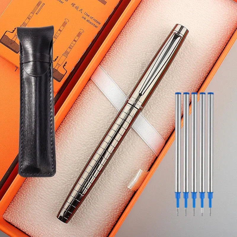 Luxury Metal Signature Ballpoint Pens for Business Writing Office School Supplies Roller Ball Gift
Luxury Metal Signature Ballpoint Pens for Business Writing Office School Supplies Roller Ball Gift