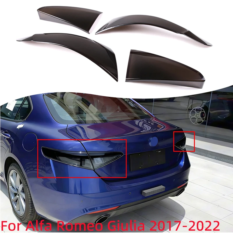 For 2017-2022 Alfa Romeo Giulia ABS Transparent Gray Car Tail Light Cover Rear Tail Light Decorative Cover Auto Accessories
For 2017-2022 Alfa Romeo Giulia ABS Transparent Gray Car Tail Light Cover Rear Tail Light Decorative Cover Auto Accessories