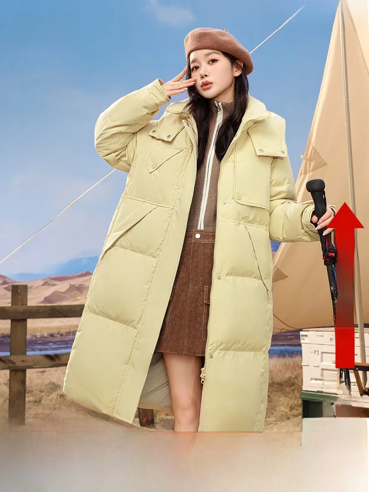 Snow Flng Spring 2026 Women's Long down Jaet Hooded Outdoor Parka Spor Casual Cold-resistant Korean Sle Straight Cut
Snow Flng Spring 2026 Women's Long down Jaet Hooded Outdoor Parka Spor Casual Cold-resistant Korean Sle Straight Cut