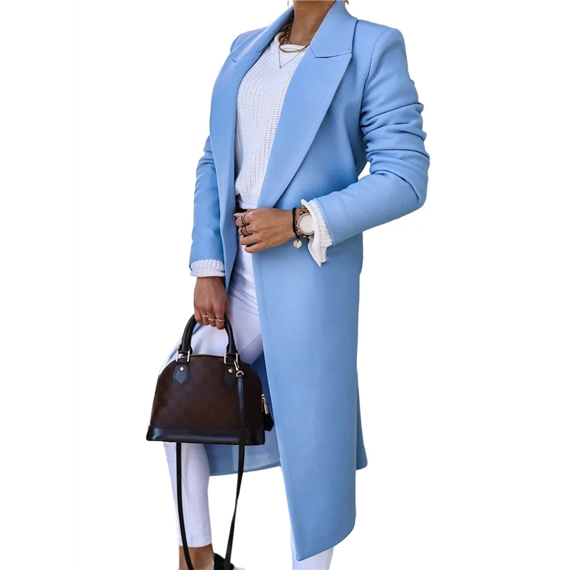 VOFUN-женские длинные шерстяные пальто на осень-зиму, плащ, двубортный пиджак, куртки, пальто 
VOFUN-женские длинные шерстяные пальто на осень-зиму, плащ, двубортный пиджак, куртки, пальто