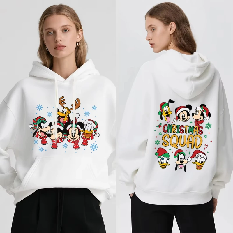 Disney Mickey and Friends Christmas Print Womens Fleece Hoodie Soft Winter Warm Holiday Travel Party Outfit Casual Sweatshirt
Disney Mickey and Friends Christmas Print Womens Fleece Hoodie Soft Winter Warm Holiday Travel Party Outfit Casual Sweatshirt