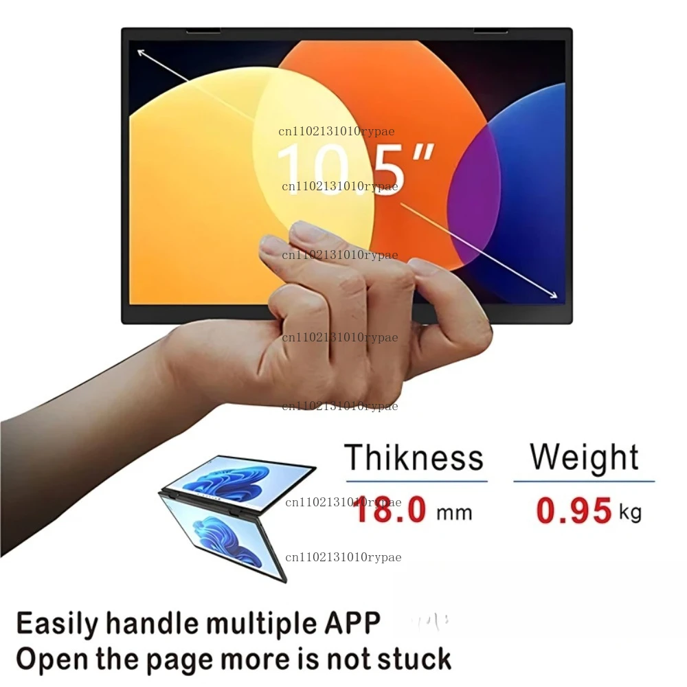 New 10.5 + 10.5 Inches Dual Touch Screen Laptop Cheap 360 Flip Laptops Portable Laptop Computer for Business Office
New 10.5 + 10.5 Inches Dual Touch Screen Laptop Cheap 360 Flip Laptops Portable Laptop Computer for Business Office