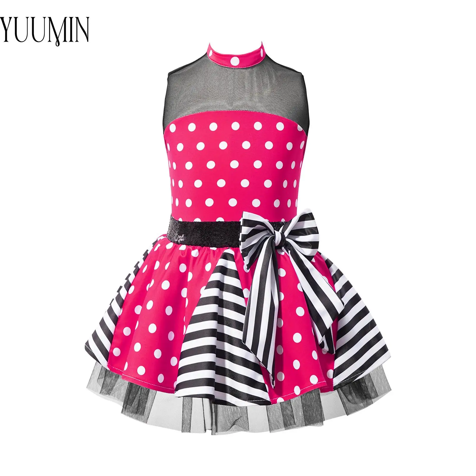 Kids Girls Ballet Tutu Dress Vintage Dresses Polka Dots Sequins Bowknot Waist Mesh Dress Birthday Party Performance Dancewear
Kids Girls Ballet Tutu Dress Vintage Dresses Polka Dots Sequins Bowknot Waist Mesh Dress Birthday Party Performance Dancewear