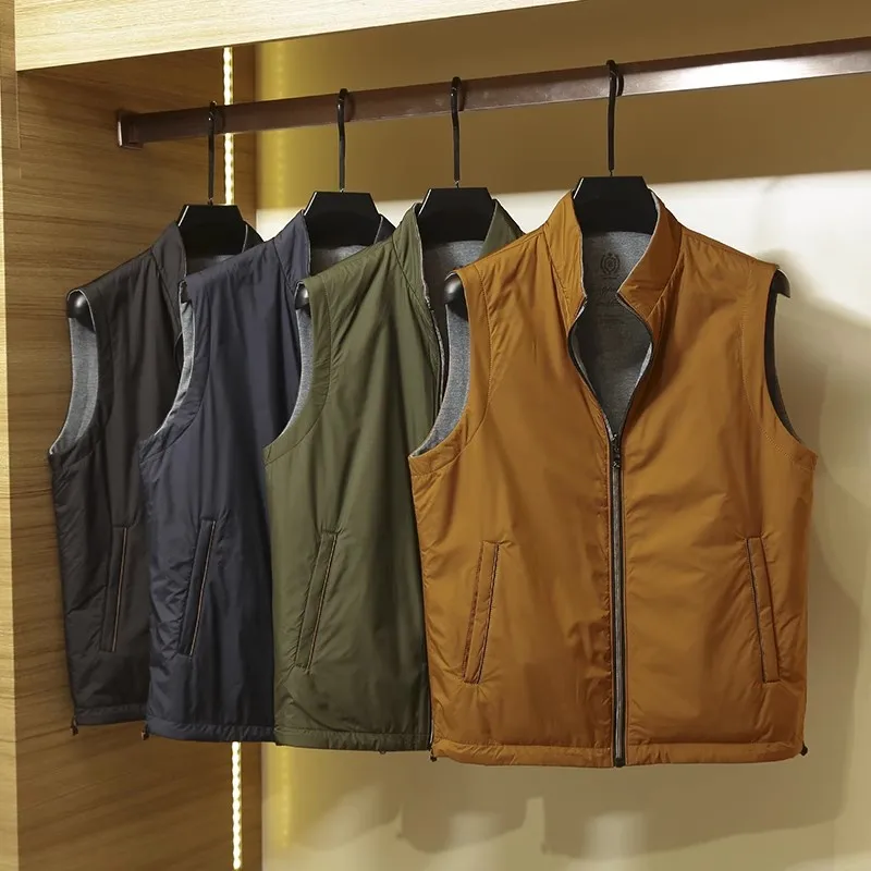 Italian High Faion Mens Casual Svel Stand Collar Vest Double Sided Wear Autumn Trendy Versatile Stand Fit Youth Po...
Italian High Faion Mens Casual Svel Stand Collar Vest Double Sided Wear Autumn Trendy Versatile Stand Fit Youth Po...