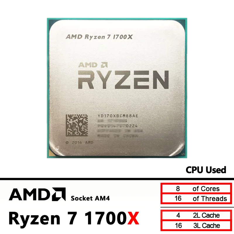 AMD Ryzen 7 1700X Б/у R7 1700X 3,4 ГГц GAMING Zen 0,014 Восьмиядерный процессор с разъемом AM4
AMD Ryzen 7 1700X Б/у R7 1700X 3,4 ГГц GAMING Zen 0,014 Восьмиядерный процессор с разъемом AM4