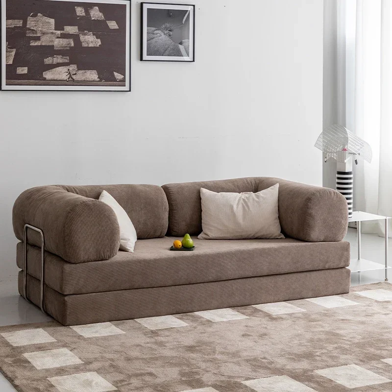 ZF домашний диван-кровать, тканевый складной диван для гостиной, простой съемный и моющийся модульный диван в стиле ретро 
ZF домашний диван-кровать, тканевый складной диван для гостиной, простой съемный и моющийся модульный диван в стиле ретро