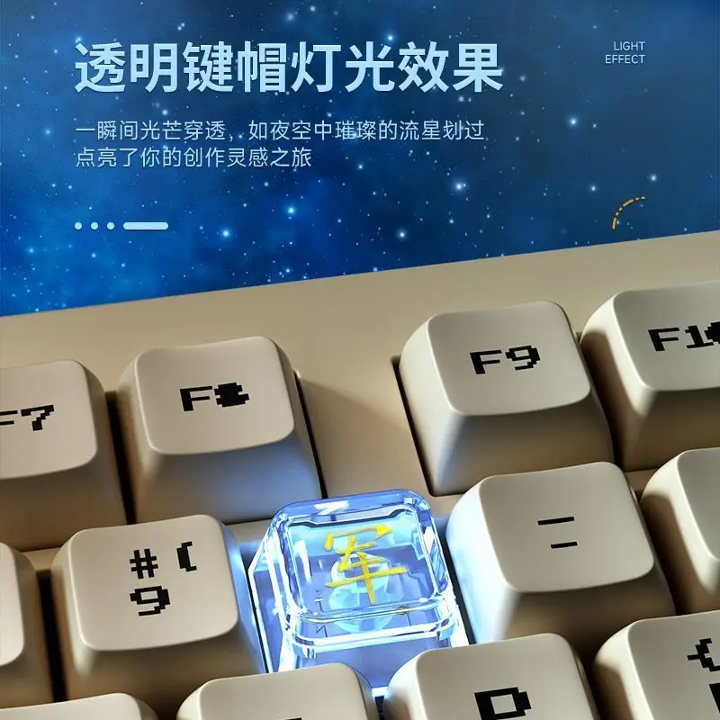 High Transparency Personality Creative Keycap Customization PC Simple Transparent Keycap Customization
High Transparency Personality Creative Keycap Customization PC Simple Transparent Keycap Customization