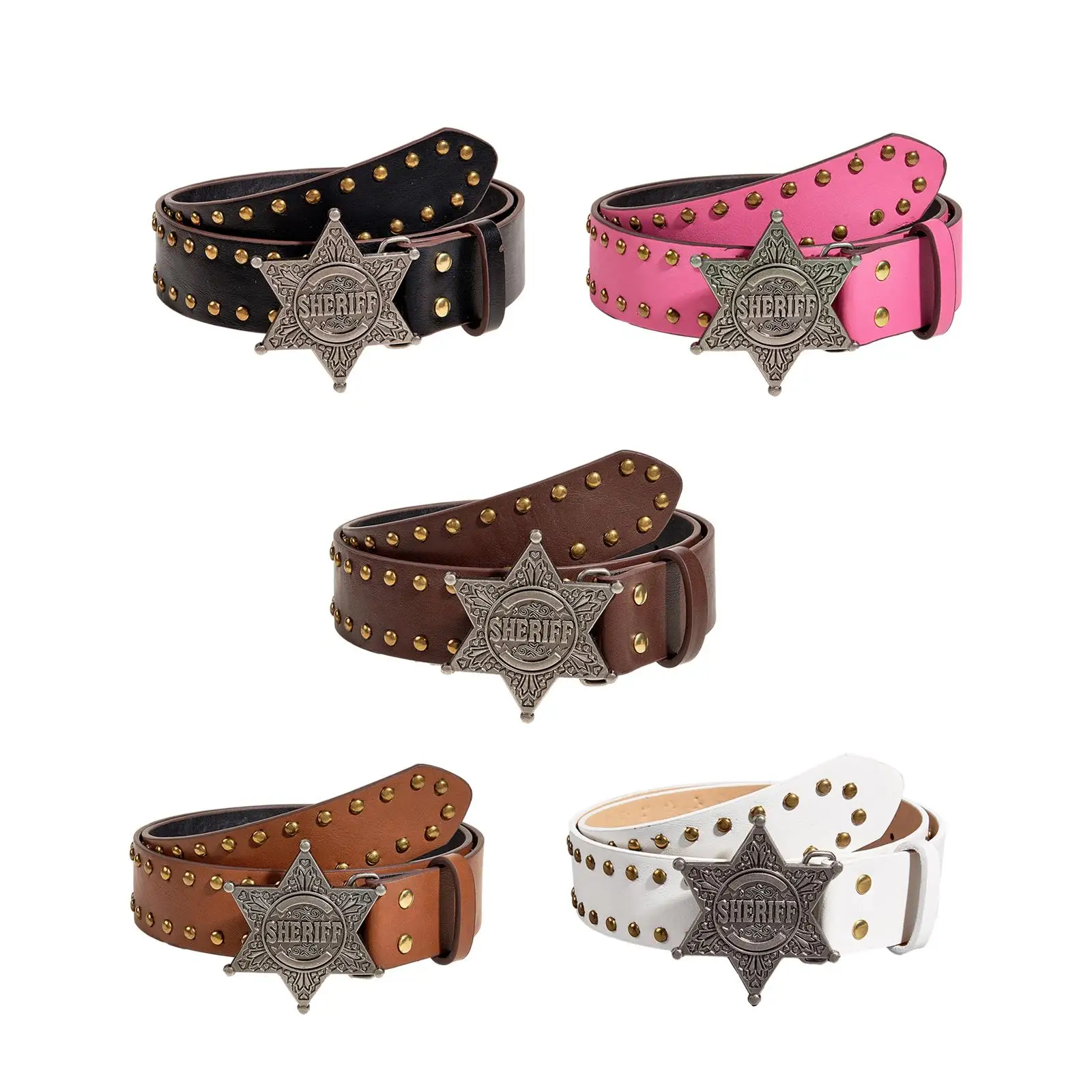 Womens PU Leather Belt Jeans Belt Costume Accessories Western Cowboy Cowgirl Belt Wide Waist Belt for Dresses Pants Shopping
Womens PU Leather Belt Jeans Belt Costume Accessories Western Cowboy Cowgirl Belt Wide Waist Belt for Dresses Pants Shopping
