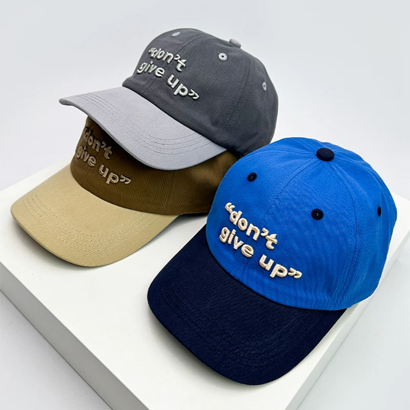 New Men Women Color Block Letters Embroidery Baseball Hats Japanese Breathable Sunshade Versatile Snapback Caps Fashion Student
New Men Women Color Block Letters Embroidery Baseball Hats Japanese Breathable Sunshade Versatile Snapback Caps Fashion Student