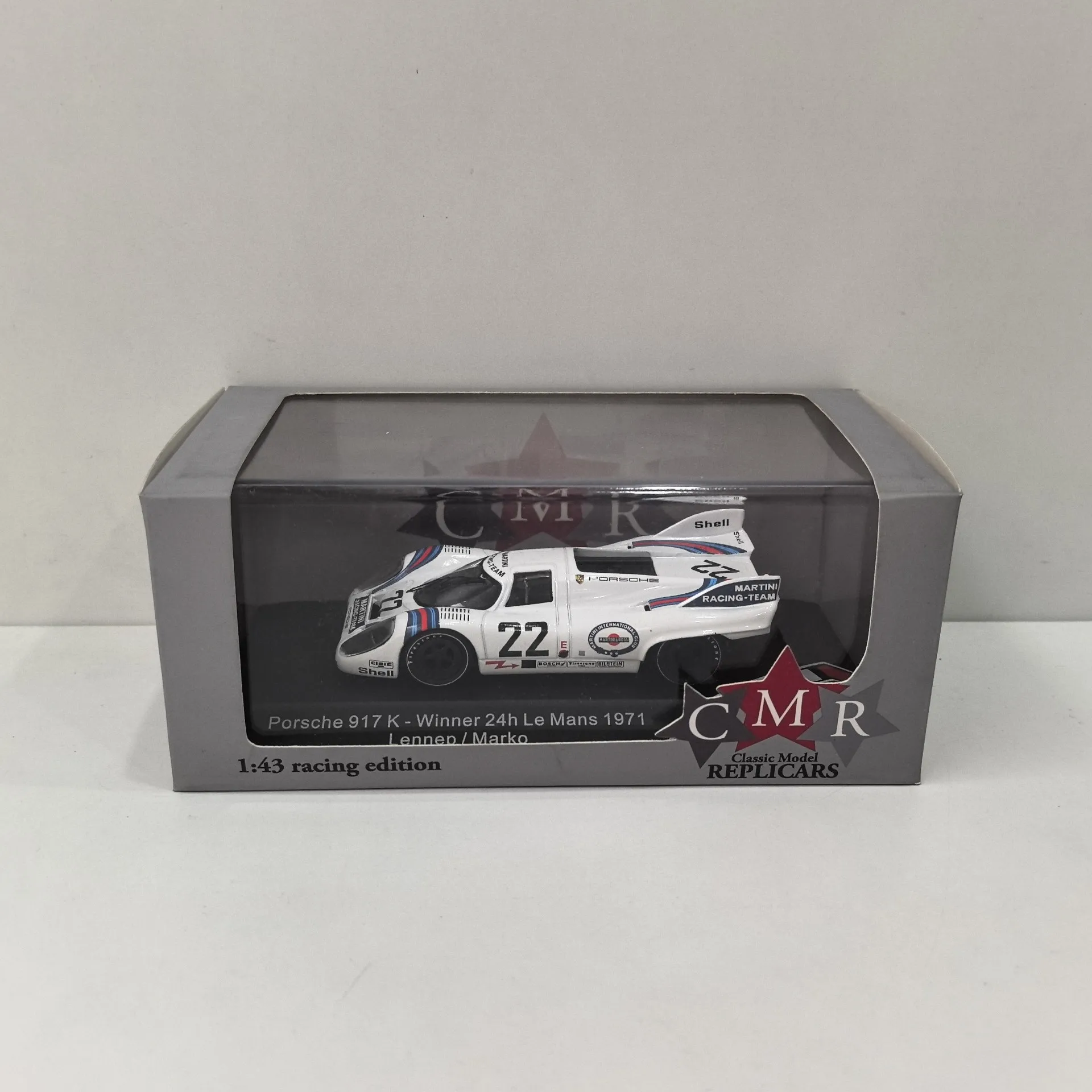 Литой под давлением CMR масштаб 1/43 PORSCHE 917K # 22 1971 24 часа Porsche 24 часа Le Mans Racing Модель легкосплавного автомобиля Коллекционная игрушка Подарочный сувенир
Литой под давлением CMR масштаб 1/43 PORSCHE 917K # 22 1971 24 часа Porsche 24 часа Le Mans Racing Модель легкосплавного автомобиля Коллекционная игрушка Подарочный сувенир