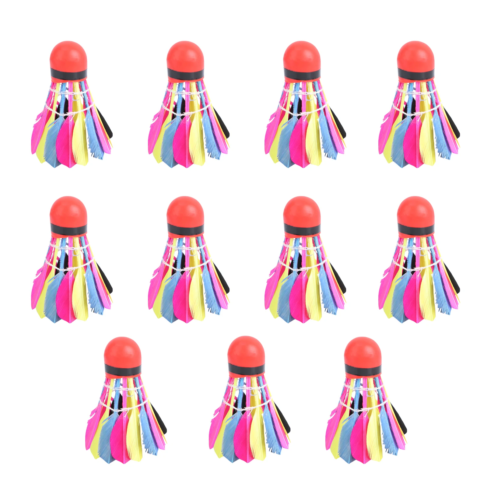 11pcs Colorful Training For Women Durable Nylon Shuttlecocks Colorful Fitness Beginners Family Female Shuttlecocks Play
11pcs Colorful Training For Women Durable Nylon Shuttlecocks Colorful Fitness Beginners Family Female Shuttlecocks Play