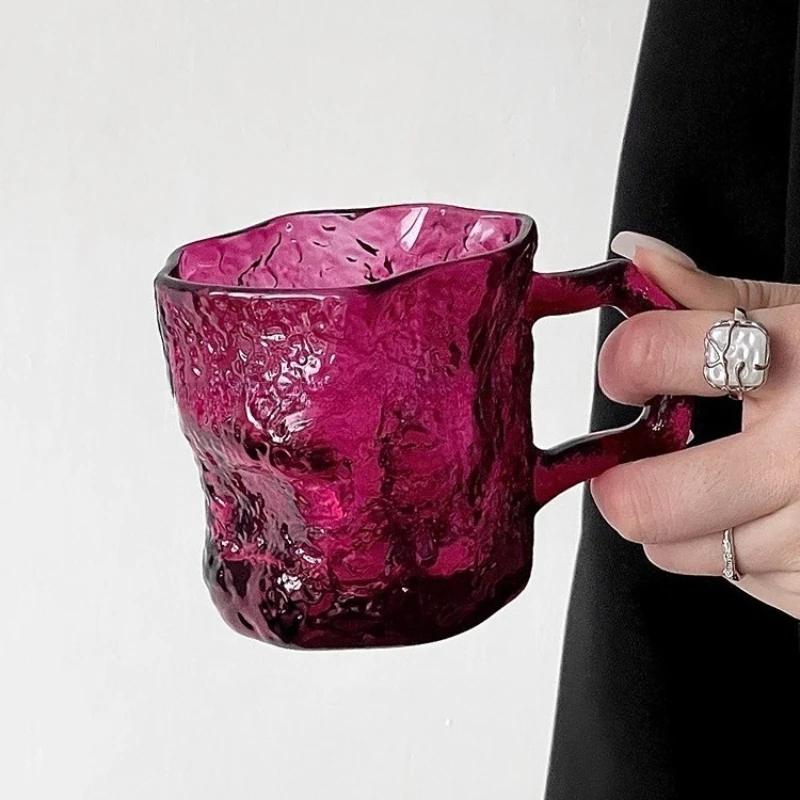 cx rose red belt glacier glass high value household drink water cup coffee cup
cx rose red belt glacier glass high value household drink water cup coffee cup