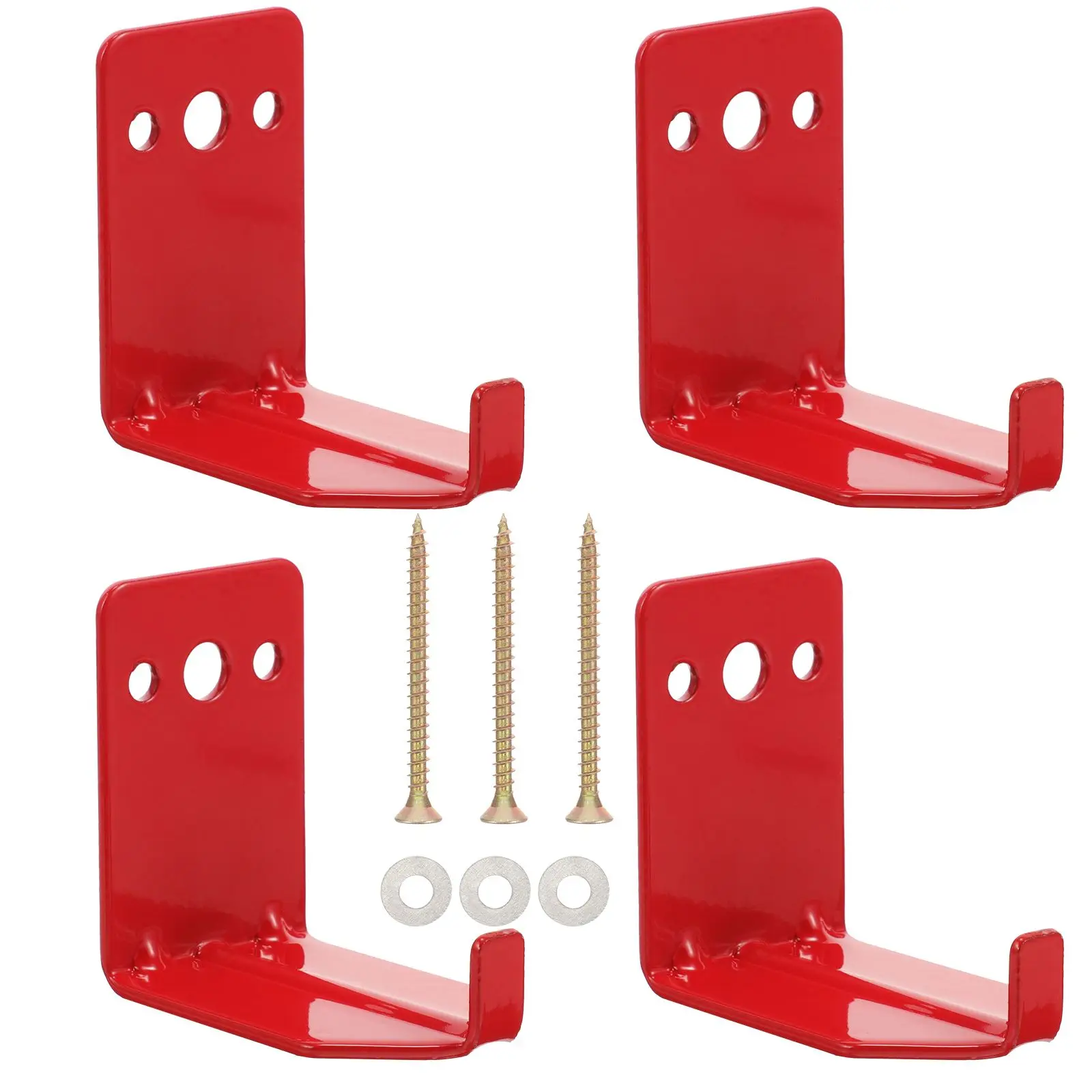 4pcs Fire Extinguisher Bracket Heavy Duty Wall Mount Holder L Shape 20lb Capacity Red Home Solution Car Interior
4pcs Fire Extinguisher Bracket Heavy Duty Wall Mount Holder L Shape 20lb Capacity Red Home Solution Car Interior
