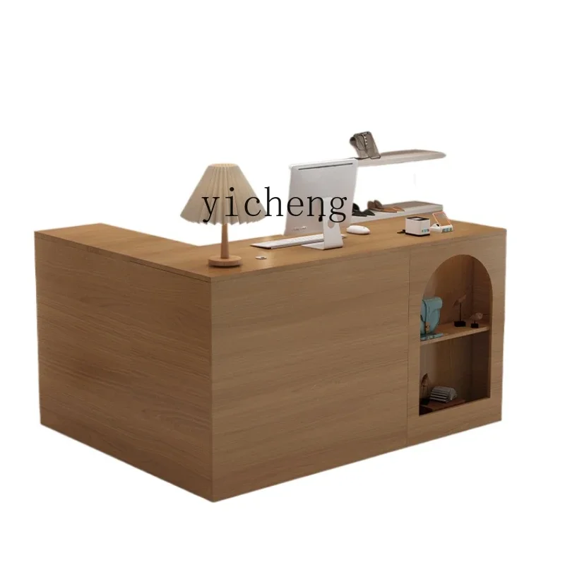 ZC Corner Cashier Clothing Store Women's Clothing Store Front Desk Counter Hairdressing Beauty Salon Reception Desk
ZC Corner Cashier Clothing Store Women's Clothing Store Front Desk Counter Hairdressing Beauty Salon Reception Desk