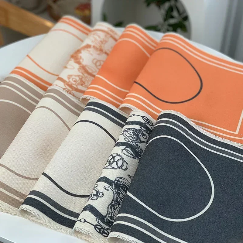 INS Wind Cotton Linen Restaurant Table Dining Mat Imitation Water Insulation Decorative Mat Dining Plate Mat Anti Fouling H LOGO
INS Wind Cotton Linen Restaurant Table Dining Mat Imitation Water Insulation Decorative Mat Dining Plate Mat Anti Fouling H LOGO