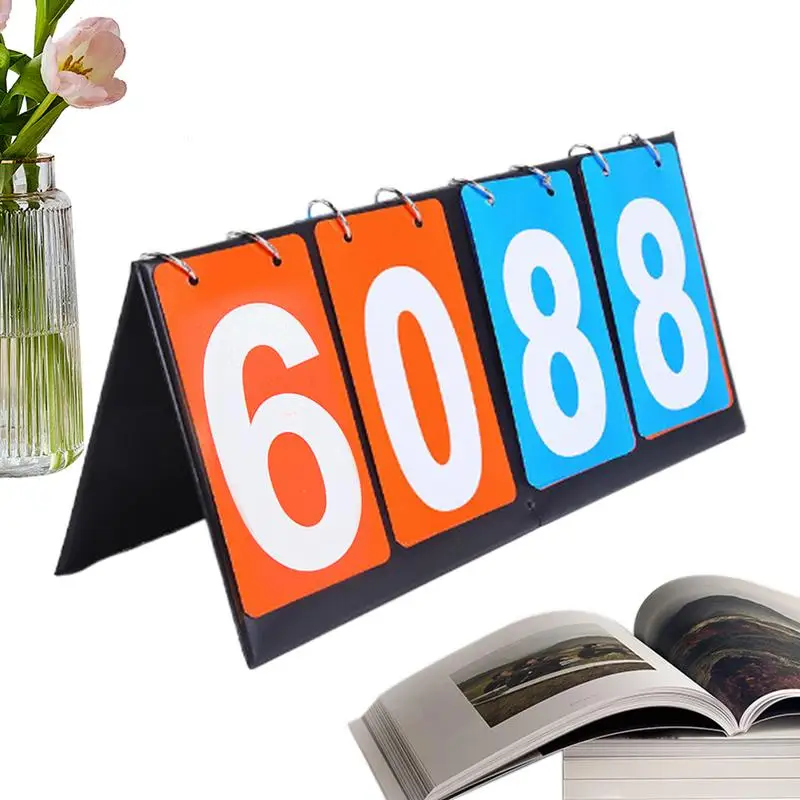Portable Scoreboard Portable Baseball Scoreboard Score Flipper Multi-function Four Digits For School Tournament Table Tennis
Portable Scoreboard Portable Baseball Scoreboard Score Flipper Multi-function Four Digits For School Tournament Table Tennis