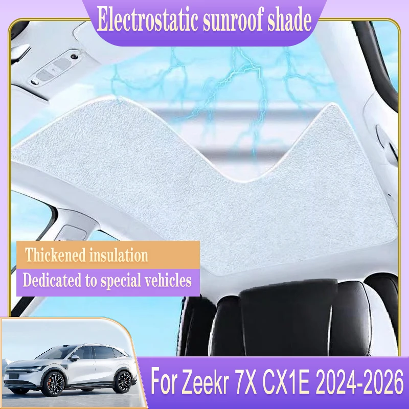 Автомобильный люк на крыше, солнцезащитный козырек для Zeekr 7X CX1E 2024 2025 2026, электростатическая адсорбция, тепловизионный экран, автоаксессуары
Автомобильный люк на крыше, солнцезащитный козырек для Zeekr 7X CX1E 2024 2025 2026, электростатическая адсорбция, тепловизионный экран, автоаксессуары