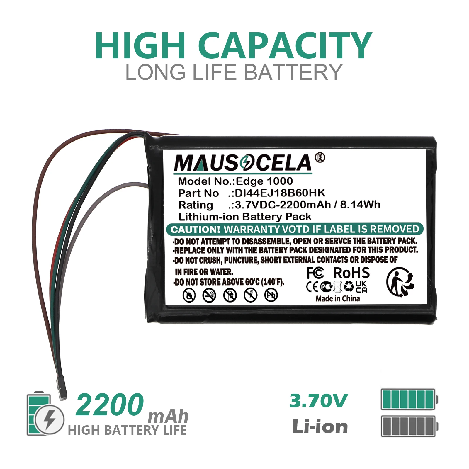 2200mAh GPS, Navigator Battery For Garmin:361-00035-15,DI44EJ18B60HK,Edge 1000,010-01161-00,Edge Explore,010-020229-00,+Toolkit
2200mAh GPS, Navigator Battery For Garmin:361-00035-15,DI44EJ18B60HK,Edge 1000,010-01161-00,Edge Explore,010-020229-00,+Toolkit