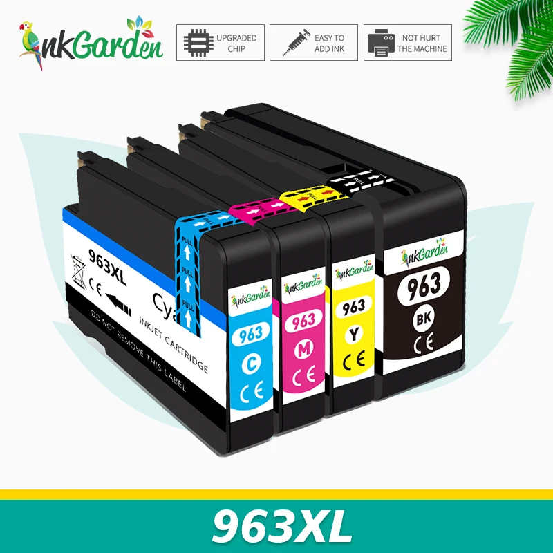 InkGarden For HP 963XL 963 XL Ink Cartridge Compatible OfficeJet Pro 9010 9012 9013 9015 9016 9019 9020 9022 9023 9025 Printer
InkGarden For HP 963XL 963 XL Ink Cartridge Compatible OfficeJet Pro 9010 9012 9013 9015 9016 9019 9020 9022 9023 9025 Printer