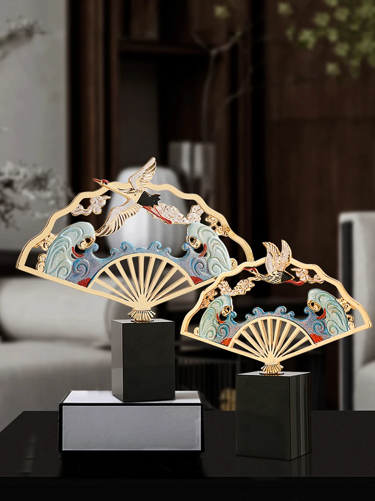 New Chinese Enamel Color Decoration Chinese Style Home Living Room Porch Antique Frame Study Soft Decoration Fan-shaped
New Chinese Enamel Color Decoration Chinese Style Home Living Room Porch Antique Frame Study Soft Decoration Fan-shaped