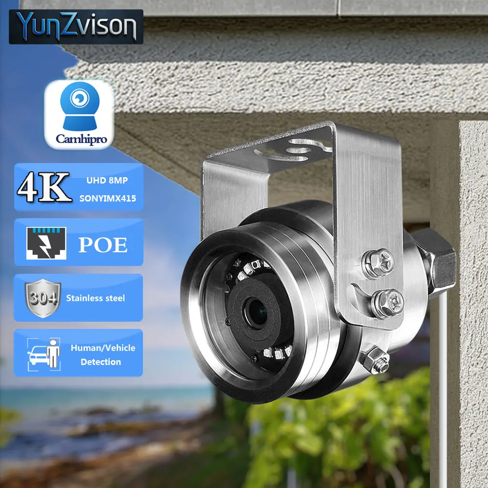 C-R 4K 8MP Security Vedio POE Камера 3.6mm 304 Stainless Steel Explosion-proof Human Detection Alarm IR Night Version
C-R 4K 8MP Security Vedio POE Камера 3.6mm 304 Stainless Steel Explosion-proof Human Detection Alarm IR Night Version