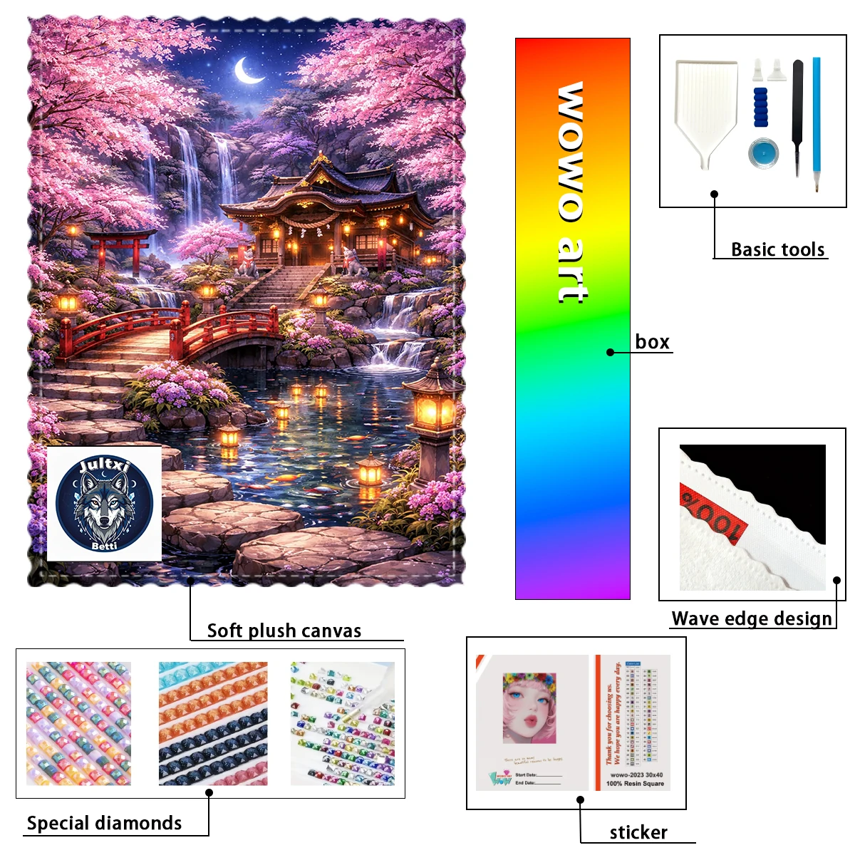 【Betti_ Diamond Art】Puente de la lluvia bajo la luz de la luna Crystal AB Rhinestone FD Rhinestone Perfect Resin Diamond
【Betti_ Diamond Art】Puente de la lluvia bajo la luz de la luna Crystal AB Rhinestone FD Rhinestone Perfect Resin Diamond