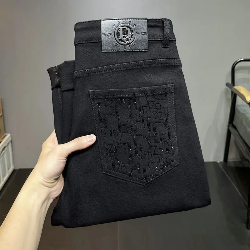 Men's Jeans Elastic Slim Fit Business Straight Pants Men's Casual Versatile Trend Pants
Men's Jeans Elastic Slim Fit Business Straight Pants Men's Casual Versatile Trend Pants