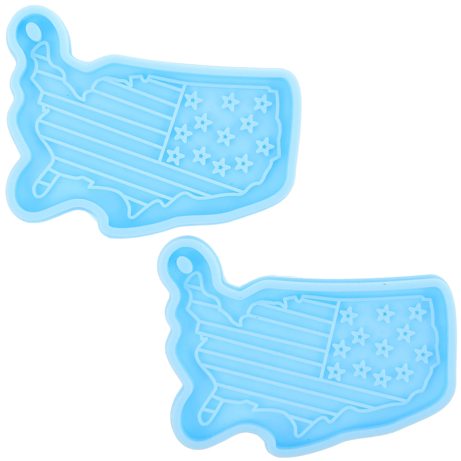 2pcs Silicone Molds Resin Keychains Usa Map Independence Day Pendant Epoxy Casting Diy Crafts Patriotic Party Favors Jewelry
2pcs Silicone Molds Resin Keychains Usa Map Independence Day Pendant Epoxy Casting Diy Crafts Patriotic Party Favors Jewelry
