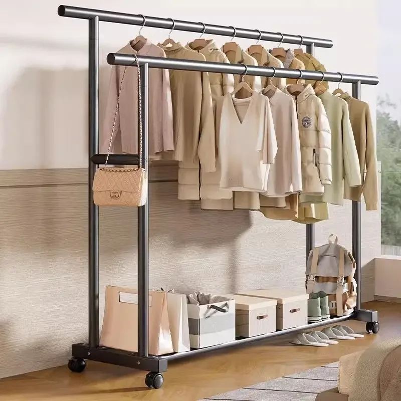 Large Pulley Clothes Rack Bedroom Movable Black Design Apartments Clothes Rack Hanger Coat Colgadores De Ropa Furniture Home
Large Pulley Clothes Rack Bedroom Movable Black Design Apartments Clothes Rack Hanger Coat Colgadores De Ropa Furniture Home