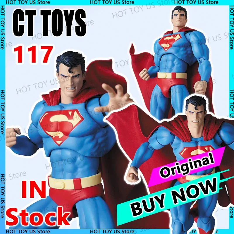 16cm CT Toys Superman MAFEX 117 1/12 DC Superman Hush Figure Anime Action Figure Ornament PVC Statue Collectible Model Toys Gift
16cm CT Toys Superman MAFEX 117 1/12 DC Superman Hush Figure Anime Action Figure Ornament PVC Statue Collectible Model Toys Gift