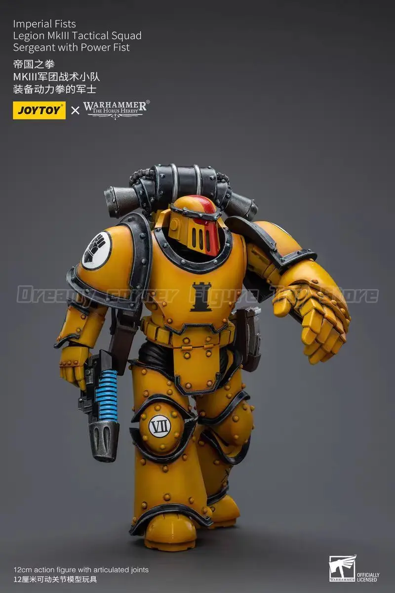 【Доставка в течение 24 часов】Фигурка JOYTOY Warhammer 40K Imperial Fists Legion Mklll Tactical Squad Sergeant with Power Fist 1/18
【Доставка в течение 24 часов】Фигурка JOYTOY Warhammer 40K Imperial Fists Legion Mklll Tactical Squad Sergeant with Power Fist 1/18