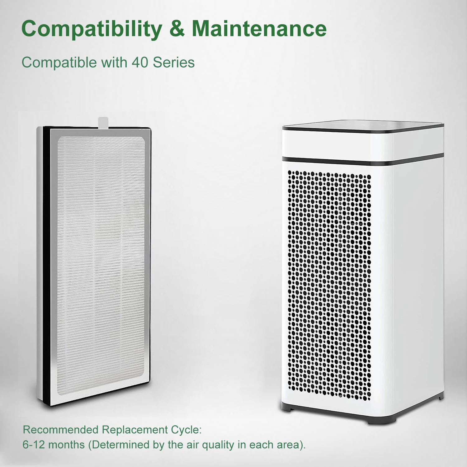 Replacement Filter for Medify MA-40 Series Air Purifier, H13 HEPA & Activated Carbon Filter, 1 Pack
Replacement Filter for Medify MA-40 Series Air Purifier, H13 HEPA & Activated Carbon Filter, 1 Pack