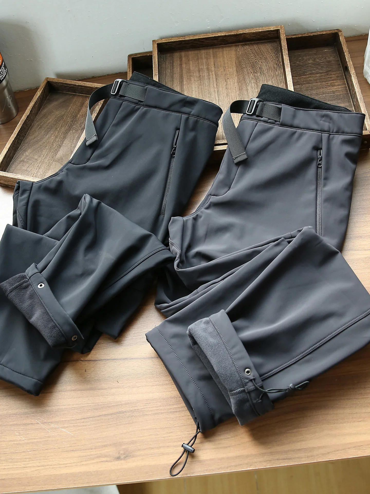 Men's Fce Lined Thiened Soft ell Casual Pants Autumn Winter Outdoor Windproof Waterproof Straight Leg Zipper mid Waist
Men's Fce Lined Thiened Soft ell Casual Pants Autumn Winter Outdoor Windproof Waterproof Straight Leg Zipper mid Waist