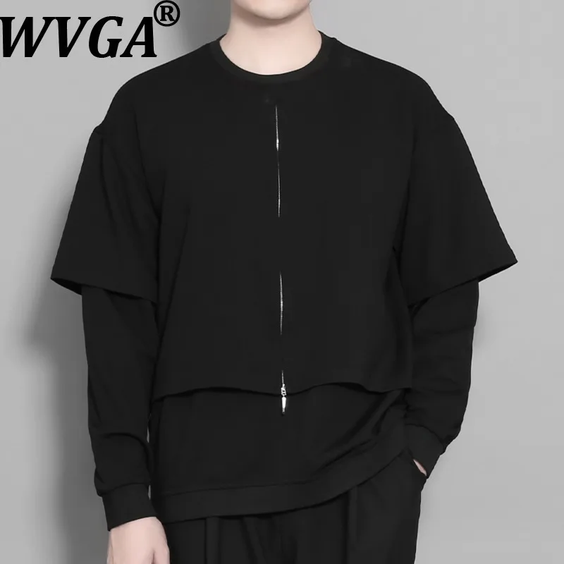 WVGA весенне-осенний новый мужской темный стиль Yamamoto на молнии в стиле пэчворк, модные поддельные толстовки из двух предметов, нишевые шикарные повседневные топы W13395
WVGA весенне-осенний новый мужской темный стиль Yamamoto на молнии в стиле пэчворк, модные поддельные толстовки из двух предметов, нишевые шикарные повседневные топы W13395