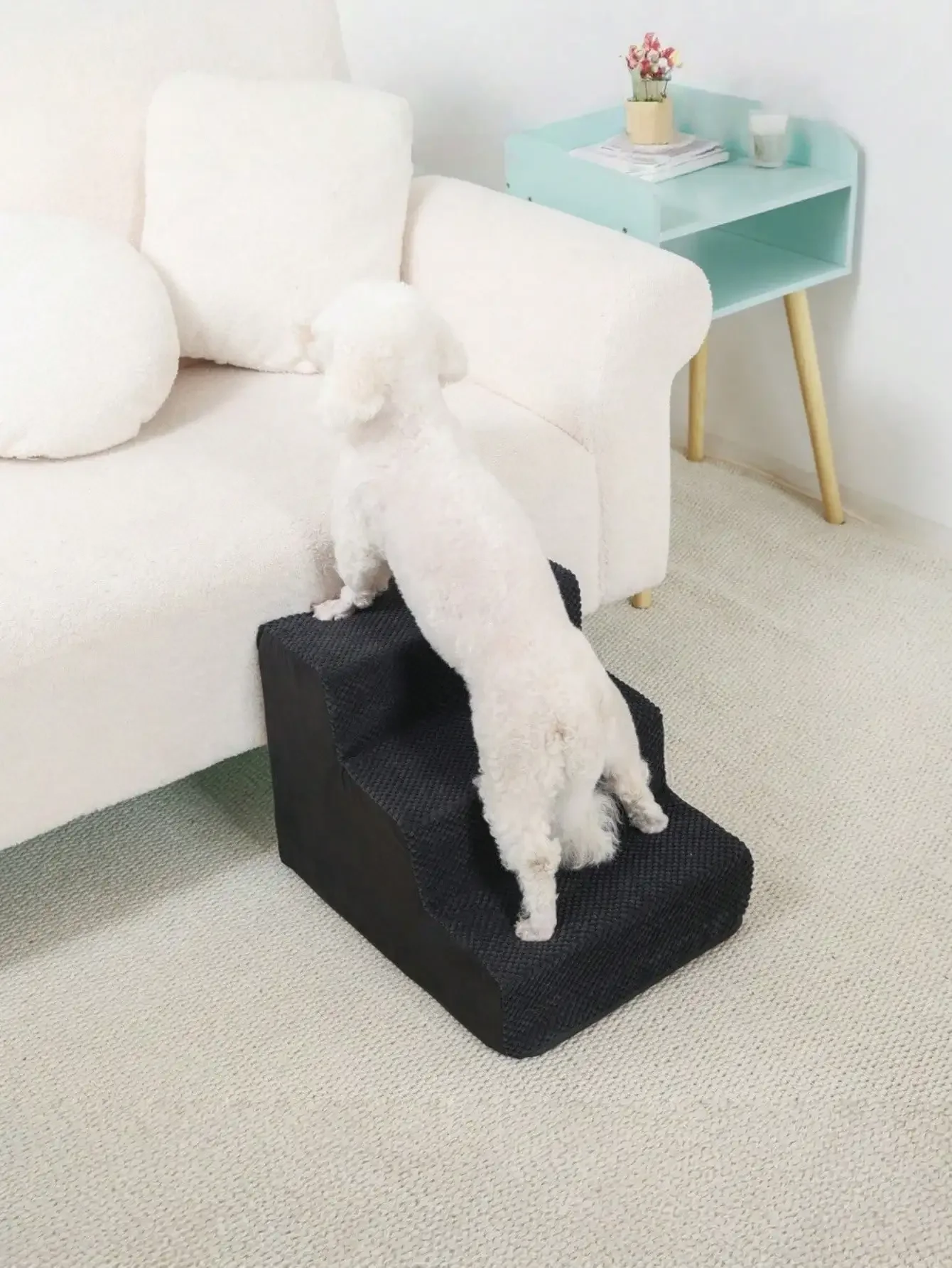1pc Dog Bed Step Small Dog Senior Dog Ramp Bedside Sofa Pet Right Angle Climbing Ladder Dog Stairs
1pc Dog Bed Step Small Dog Senior Dog Ramp Bedside Sofa Pet Right Angle Climbing Ladder Dog Stairs