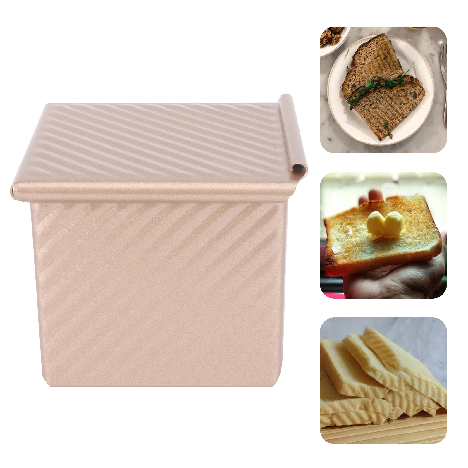 Aluminum Toast Box Ripple Bread Mold Cake Baking Tray Household Plate Kitchen Supplies Nonstick Premium Material Safe
Aluminum Toast Box Ripple Bread Mold Cake Baking Tray Household Plate Kitchen Supplies Nonstick Premium Material Safe