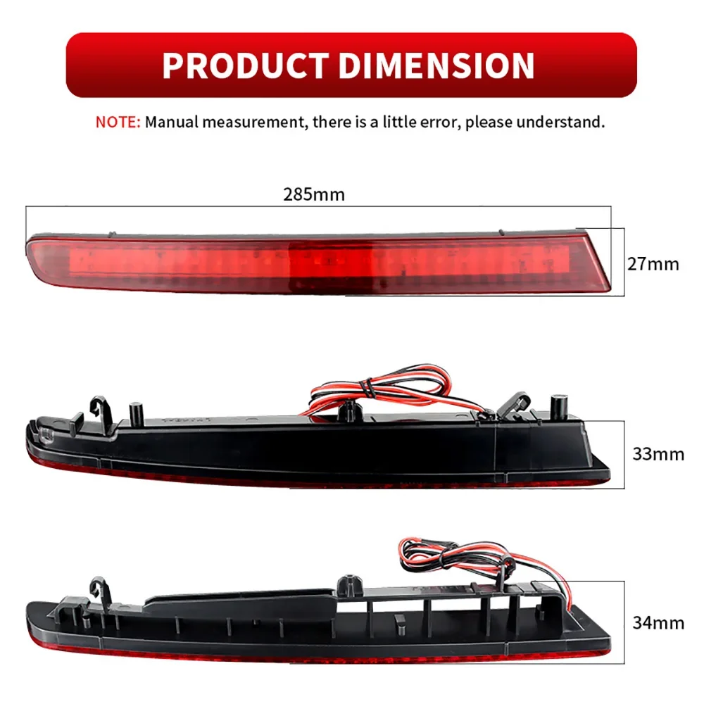 2x Car LED Rear Bumper Reflector Red Light For Ford Explorer 2011 2012 2013 2014 2015 Tail Brake Fog Lamp auto Accessories
2x Car LED Rear Bumper Reflector Red Light For Ford Explorer 2011 2012 2013 2014 2015 Tail Brake Fog Lamp auto Accessories