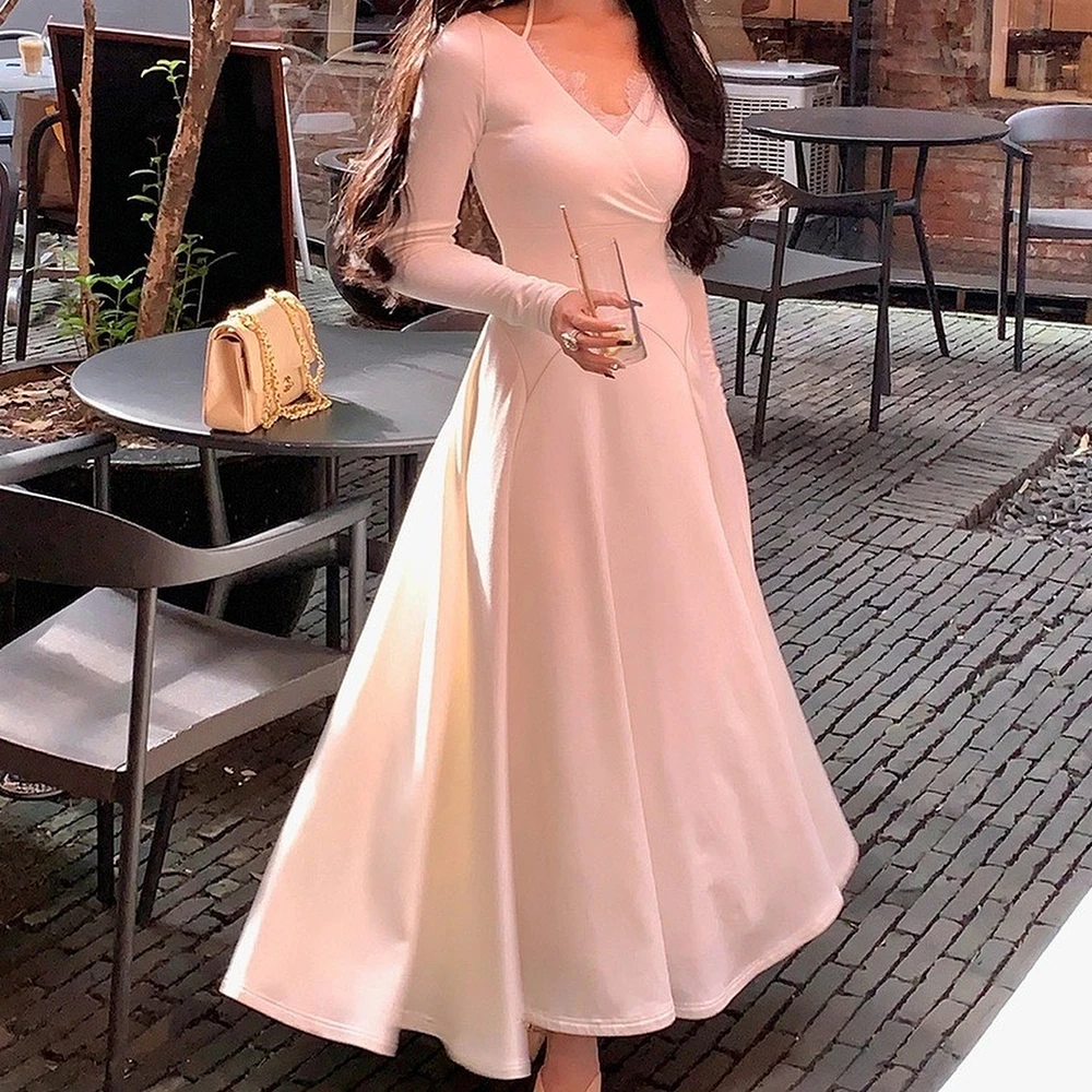 Customized Graceful Halter Satin Long Sleeves Feathers Evening Dress Temperament Photo Color Robe de soirée Vestido De Festa
Customized Graceful Halter Satin Long Sleeves Feathers Evening Dress Temperament Photo Color Robe de soirée Vestido De Festa
