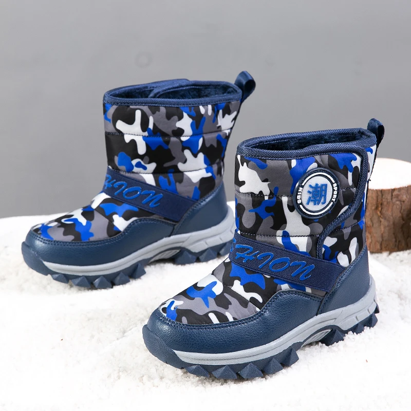 New Arrival Winter Kids Shoes Plush Warm Snow Boots for Children Waterproof Outdoor Hiking Sneakers Boys Non-slip Walking Boots
New Arrival Winter Kids Shoes Plush Warm Snow Boots for Children Waterproof Outdoor Hiking Sneakers Boys Non-slip Walking Boots