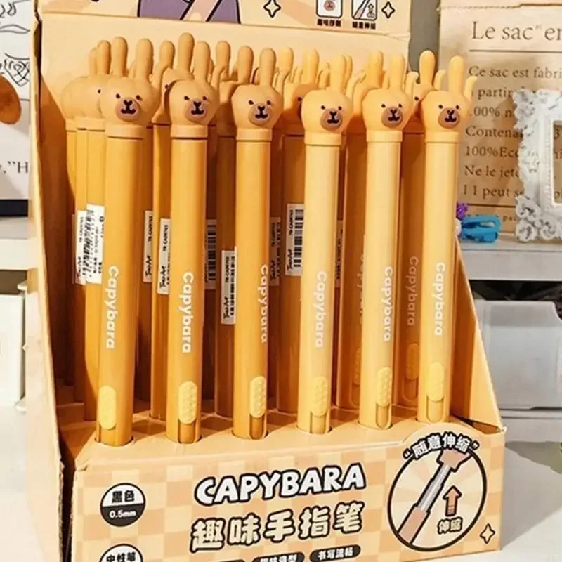 Выдвижная ручка капибары с выдвижной указкой для чтения, инструмент для офиса и школы, черный
Выдвижная ручка капибары с выдвижной указкой для чтения, инструмент для офиса и школы, черный