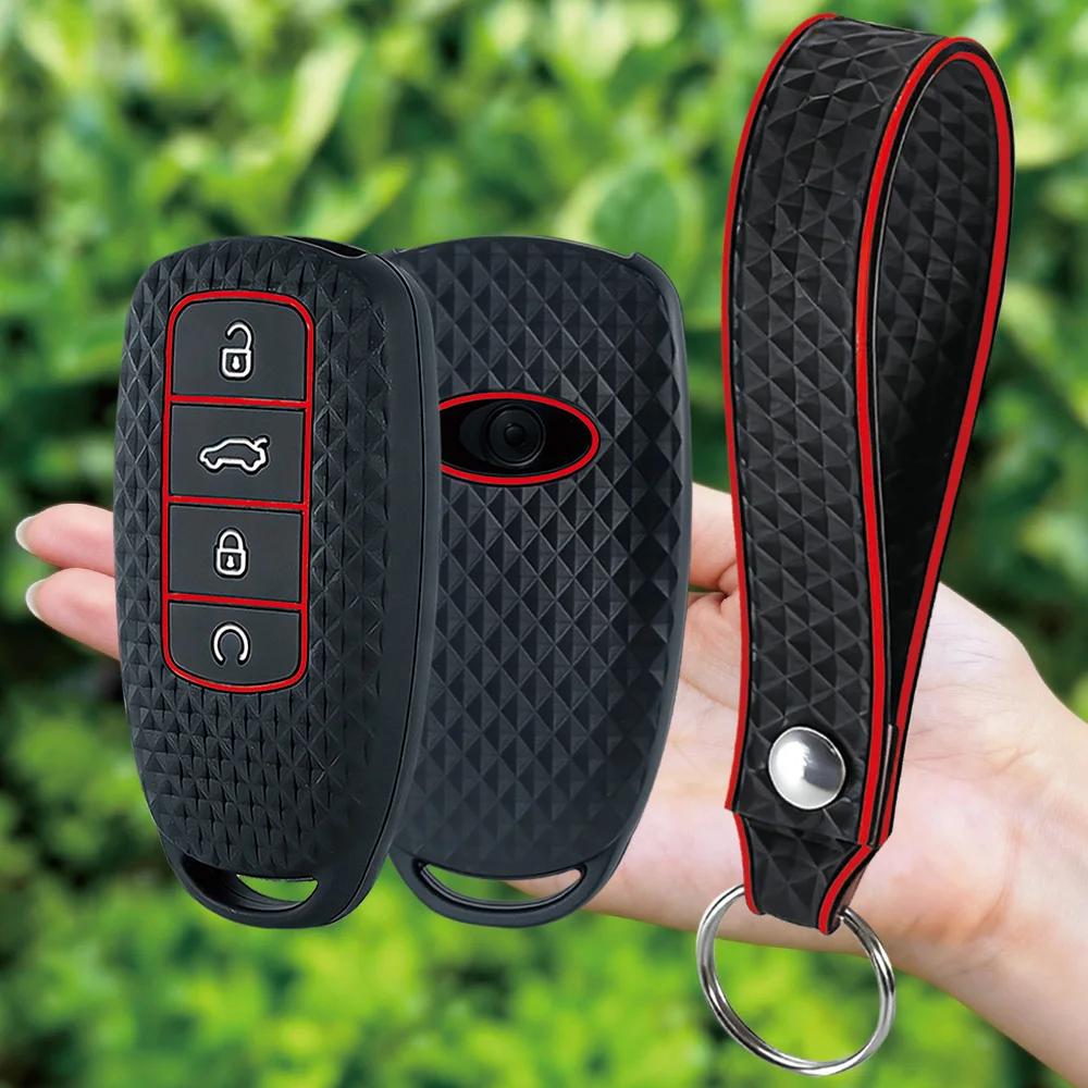 Key protect For Chery Tiggo 8 Pro Silicone Car Key Cover Case For Chery Tiggo 7 Pro 8 PLUS Arrizo 5 3 Button Key Holder Keychain
Key protect For Chery Tiggo 8 Pro Silicone Car Key Cover Case For Chery Tiggo 7 Pro 8 PLUS Arrizo 5 3 Button Key Holder Keychain