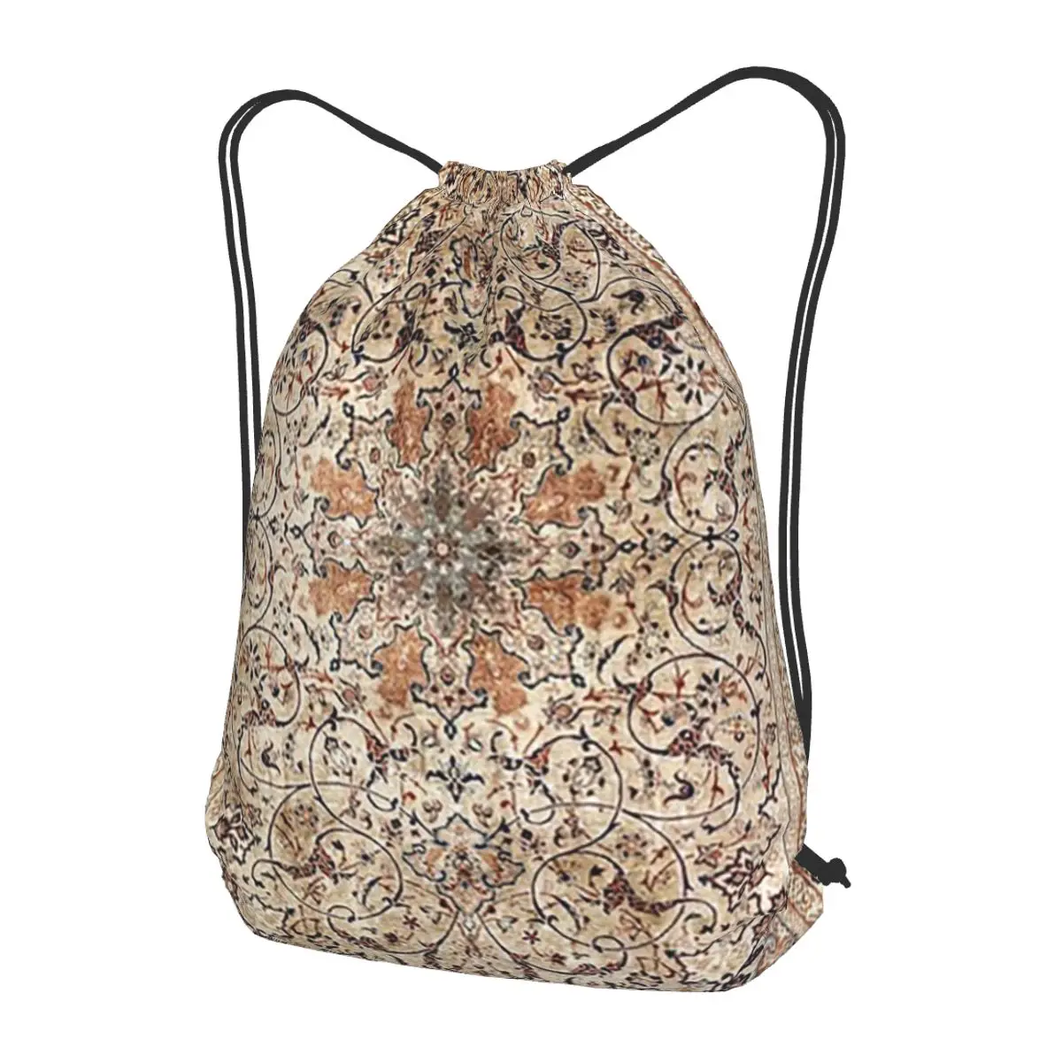 Silk Esfahan Persian Carpet Print Backpacks Multi-function Drawstring Bundle Pocket Shoes Bag Book Bags for Travel School
Silk Esfahan Persian Carpet Print Backpacks Multi-function Drawstring Bundle Pocket Shoes Bag Book Bags for Travel School