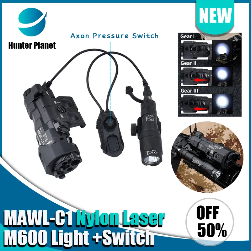 Tactical MAWL C1 Red Blue Green Dot Laser IR LED Weapon Light surefire M300A M600C High Power Hunting Airsoft Flashlight Accesor
Tactical MAWL C1 Red Blue Green Dot Laser IR LED Weapon Light surefire M300A M600C High Power Hunting Airsoft Flashlight Accesor