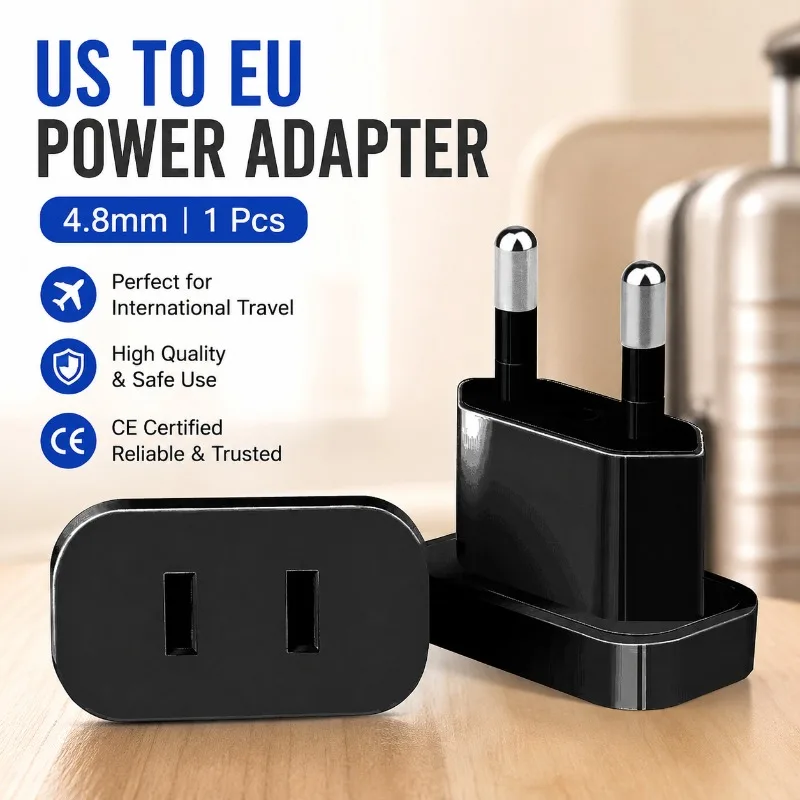 Germany To China Plug Adapter Euro Standard Conversion Socket Portable Travel Charging Connector Safe Power Transfer Accessory
Germany To China Plug Adapter Euro Standard Conversion Socket Portable Travel Charging Connector Safe Power Transfer Accessory
