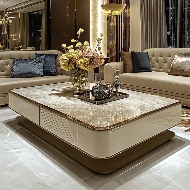 2025 new light luxury high-end living room coffee table size apartment creative modern advanced design super crystal stone large
2025 new light luxury high-end living room coffee table size apartment creative modern advanced design super crystal stone large