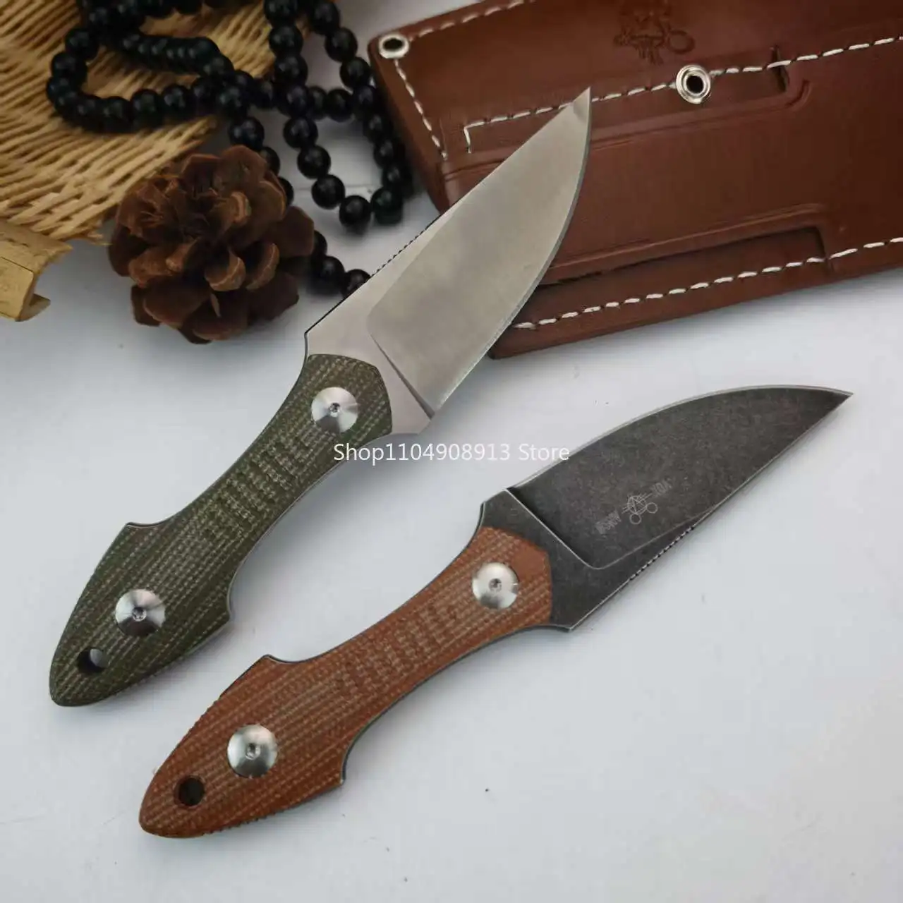 Utility GMF3 with Leather Sheath Multi-purpose Camping Bushcrafter EDC Jungle Pocket Fixed Blade Outdoor Rescue Knife for Men
Utility GMF3 with Leather Sheath Multi-purpose Camping Bushcrafter EDC Jungle Pocket Fixed Blade Outdoor Rescue Knife for Men
